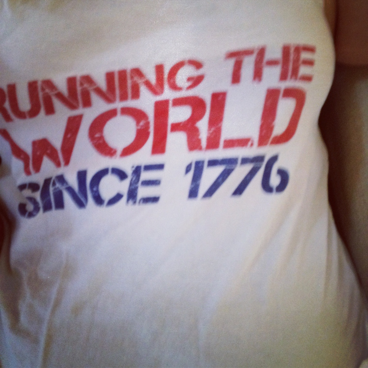 My shirt says all I need to say about the Olympics